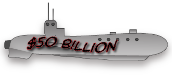 50 billions submarine